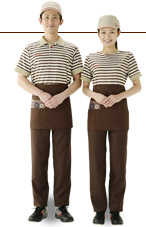 セールスエリアの制服画像