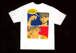 80s 江口寿史 パパリンコ物語 Tシャツ ミスド 5.18。OPEN。18時迄。 80s 江口寿史 パパリンコ物語Tシャツ