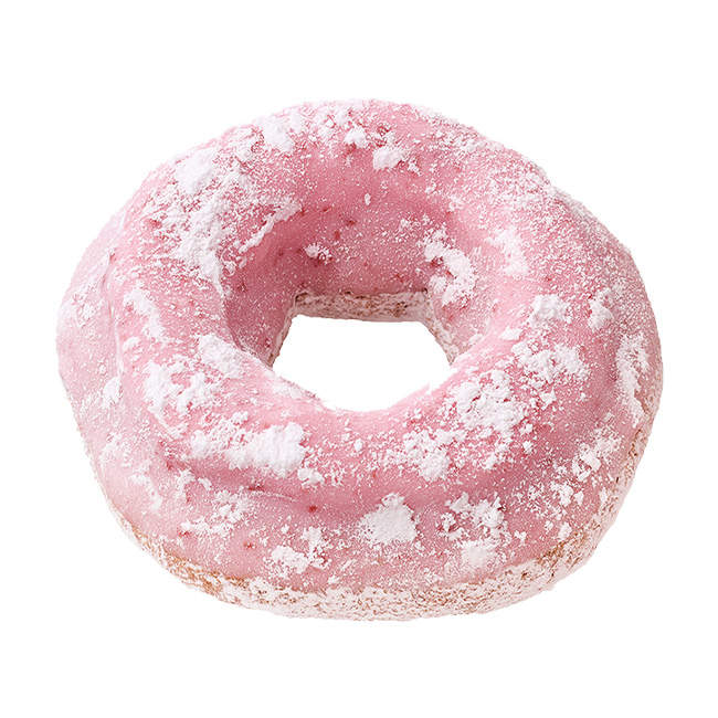 桜もちっとドーナツ 春めくいちごホイップだいふく風