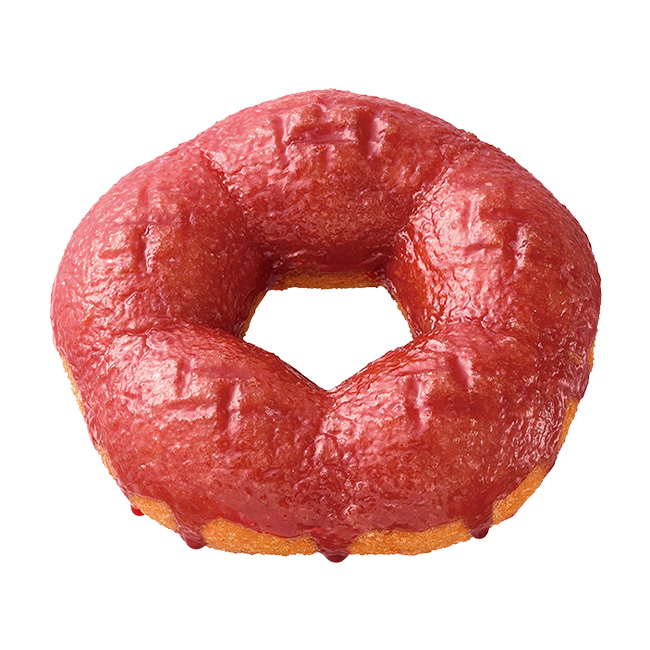 桜もちっとドーナツ 春かおるいちご風