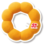 ポン・デ・リング型ぬいぐるみ