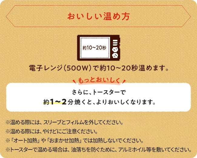 おいしい温め方