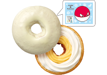 タマゲた!ビリリダマのドーナツ ホワイト