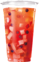 台湾粉粿（フングイ）フルーツティ ピーチ＆ミックスベリー