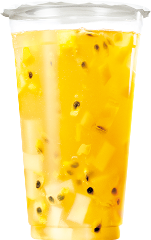 台湾粉粿（フングイ）フルーツティ マンゴー＆パッションフルーツ