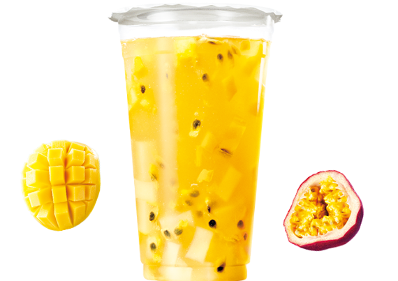 台湾粉粿（フングイ）フルーツティ マンゴー＆パッションフルーツ