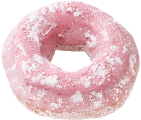 桜もちっとドーナツ 春めくいちごホイップだいふく風