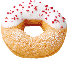 桜もちっとドーナツ 花やぐいちごみるくカスタード