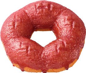 桜もちっとドーナツ 春かおるいちご風