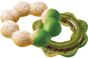 ポン・デ・宇治抹茶 あずき抹茶わらびもち