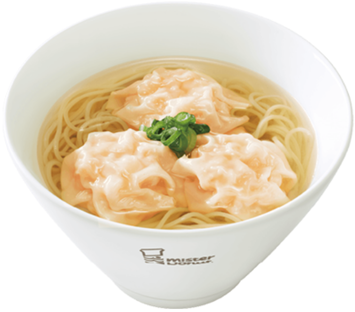 香港風　ぷりぷり！海老ワンタン麺