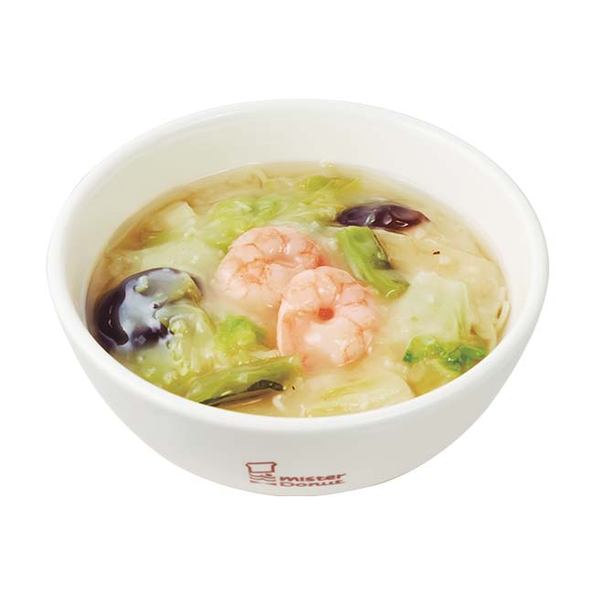 海老野菜そば 飲茶 メニュー ミスタードーナツ