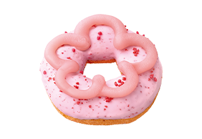 桜もちっとドーナツ 咲くいちごみるく